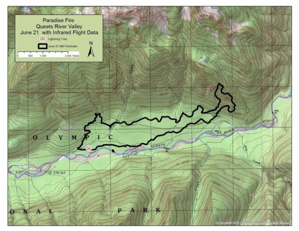 Queets River Valley Fire Map